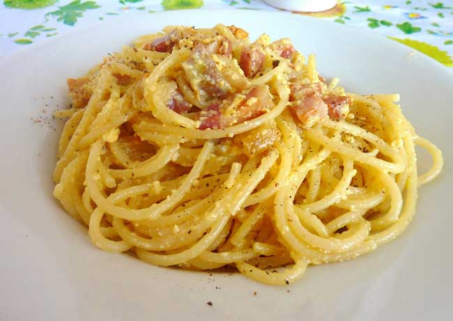 law Lukewarm male Spaghetti alla carbonara ricetta originale